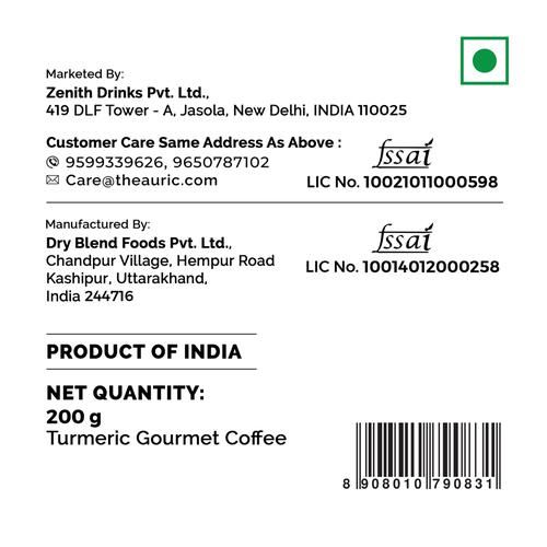 Auric Gourmet Coffee - With Turmeric, 200 g-8.webp